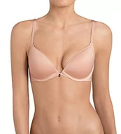 Biustonosze - Triumph Damski biustonosz push-up Essentials WHU, Akt beżowy, 75A - miniaturka - grafika 1