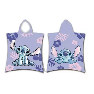 Fioletowy szlafrok dziecięcy frotte Lilo and Stitch – Jerry Fabrics - Okrycia kąpielowe dla dzieci - miniaturka - grafika 1