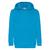 Bluzy dla dziewczynek - Bluza Dziecięca Z Kapturem Hooded Sweat Azure Blue r. 5-6(116) - miniaturka - grafika 1