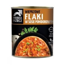 Męska Rzecz Danie gotowe Flaki Wieprzowe w sosie pomidorowym 820 g - Szybkie dania obiadowe - miniaturka - grafika 1