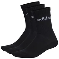 Skarpetki sportowe męskie - Skarpety adidas Linear Crew Cushioned Socks 3P - miniaturka - grafika 1