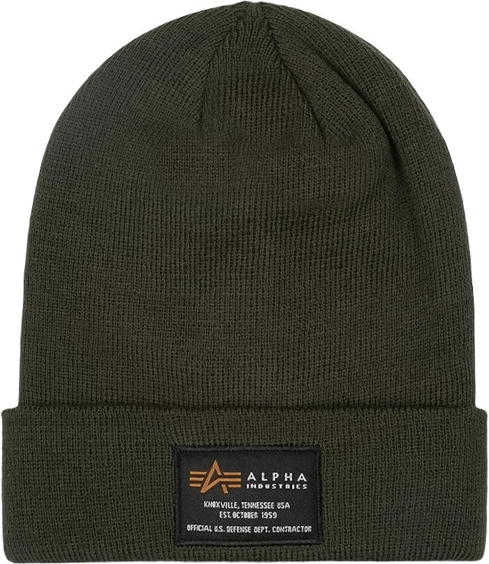 Czapka zimowa ALPHA INDUSTRIES CREW oliwkowa 128924 257
