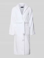 Szlafroki męskie - Szlafrok z kołnierzem z połami - miniaturka - grafika 1