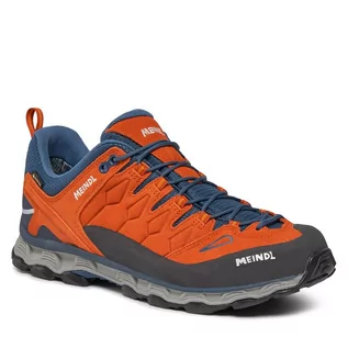 Buty trekkingowe męskie - Trekkingi Meindl Lite Trail GTX GORE-TEX 3966 Pomarańczowy - grafika 1