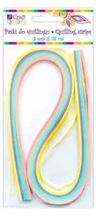 DP Craft Paski do Quillingu 3 mm pastelowe - Quilling - miniaturka - grafika 1