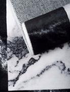 Dywany - Dywan Samona Marmur Bordiura biało-czarny 120 x 160 cm - miniaturka - grafika 1