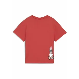 Dziecięca luźna koszulka PUMA x HELLO KITTY AND FRIENDS z grafiką PUMA Red Fire - Odzież sportowa dziecięca - miniaturka - grafika 1