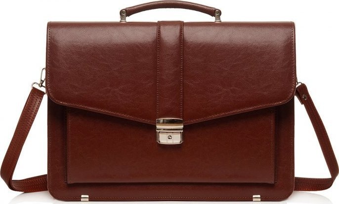 SKÓRZANA AKTÓWKA TECZKA NA DOKUMENTY SOLOME MILFORD KONIAK