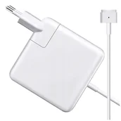 Torby na laptopy - Ładowarka zasilacz do Apple MacBook MagSafe 2 T-type 85W Alogy Biała - miniaturka - grafika 1
