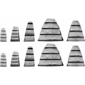Młotki - MODECO Kliny Do Młotka Młotków Zestaw 10 Szt Stal - miniaturka - grafika 1