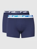 Majtki męskie - Obcisłe bokserki z detalami z logo w zestawie 2 szt. - miniaturka - grafika 1