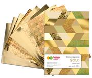 Szkolne artykuły papiernicze - Blok A4/10K Gold 150g-230g HAPPY COLOR - miniaturka - grafika 1