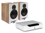 Zestawy stereo - Bluesound POWERNODE EDGE (biały) + Debut Reference B6 (biały) - miniaturka - grafika 1