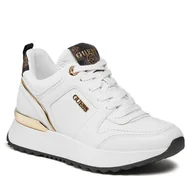 Sneakersy damskie - Sneakersy Guess Kaddy FL8DDY ELE12 WHITE - miniaturka - grafika 1