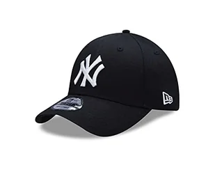 New Era New York Yankees Uniseks Czapka Z Daszkiem, Czarny/Biały, Uniwersalny - Czapki damskie - miniaturka - grafika 1