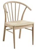 Krzesła - Krzesło z podłokietnikami Cassandra natu ralne - miniaturka - grafika 1