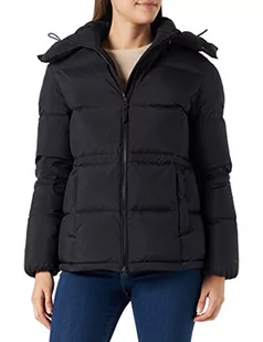 GANT Damska kurtka D2. Długość MID DOWN kurtka, czarna (Ebony Black), XL - Kurtki damskie - miniaturka - grafika 1