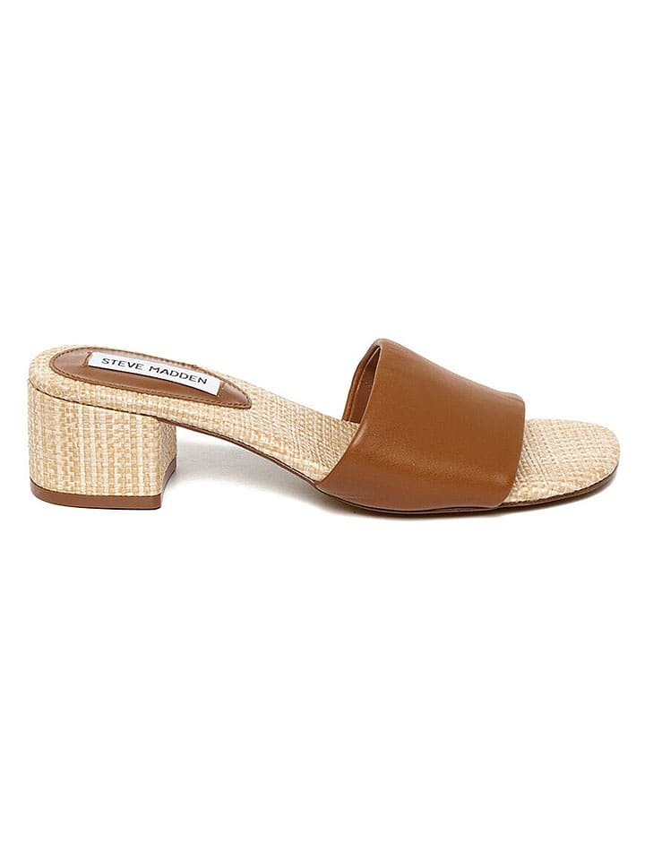 Steve Madden Klapki w kolorze jasnobrązowym