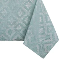 Obrusy i serwetki - Obrus Maya Miętowy Drukowany Klasyczny 140x280 DecoKing - TCLOTH/DK/MAYA/BRD/MINT/140X280 - miniaturka - grafika 1