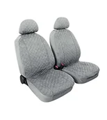 Pokrowce na fotele - Lampa Komplet pokrowców na przednie siedzenia MIKI szary 54942 - miniaturka - grafika 1