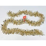 Ozdoby bożonarodzeniowe - Łańcuch choinkowy 11 x 200 cm szampański - miniaturka - grafika 1