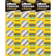 Baterie i akcesoria - Zestaw 15x Baterie Specjalistyczne TOSHIBA Litowa CR 2430 3V - miniaturka - grafika 1