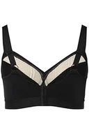 Biustonosze - Ulla Popken Damski biustonosz Soft-Bra, Wonder-Cross, czarny, 110C - miniaturka - grafika 1