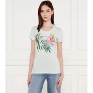 Koszulki i topy damskie - GUESS T-shirt Slim Fit - miniaturka - grafika 1