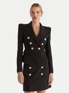 Marynarki i żakiety damskie - Babylon Marynarka S00779 Czarny Regular Fit - miniaturka - grafika 1