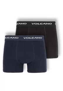 Bawełniane bokserki męskie, dwupak, U-BOXER - Volcano - Majtki męskie - miniaturka - grafika 1