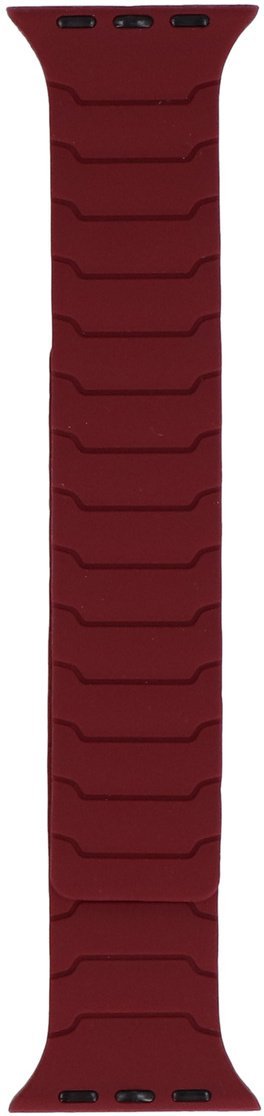 GlacierX pasek do smartwatcha Silicone Magnetic ExoStripe Burgundy do Apple Watch 38/40/41mm Bordowy