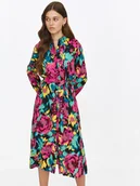 Sukienki - Multikolorowa sukienka midi - miniaturka - grafika 1