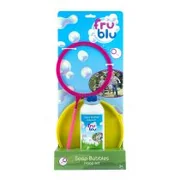 Sparabolle Luminoso Fru Blu Con Luce LED E Liquido 0,4L – Giocattolo Per Esterni, DKF 0157