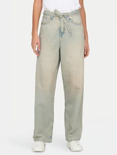 ONLY Jeansy Venice 15341025 Niebieski Baggy Fit - Spodnie damskie - miniaturka - grafika 1