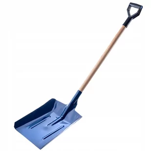 Łopata z drewnianym trzonkiem 134cm , niebieska - Łopaty i widły - miniaturka - grafika 1