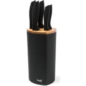 Noże kuchenne - HUSLA ZESTAW 5 NOŻY KUCHENNYCH W BLOKU HUSLA 73963 - miniaturka - grafika 1