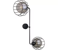 Lampy ścienne - Kinkiet SOLO BLACK 2xE27/60W/230V - miniaturka - grafika 1