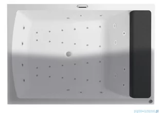 Riho Limited Anna wanna prostokątna 190x130cm z hydromasażem THERMAE LINE prawa B065004005 - Wanny z hydromasażem - miniaturka - grafika 1