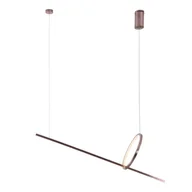 Lampy sufitowe - MAXLIGHT P0570D LAMPA WISZĄCA LOZANNA 18W BRUSHED BRONZE - miniaturka - grafika 1