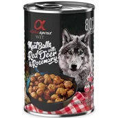 Mokra karma dla psów - Alpha Spirit Mięsne klopsiki z jeleniem i rozmarynem 400g 23260-uniw - miniaturka - grafika 1