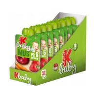 Desery dla dzieci - Kubuś Baby Mus po 6 miesiącu jabłko-truskawka-marchew zgrzewka 9 x 100 g - miniaturka - grafika 1