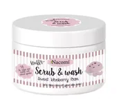 Peelingi do ciała - Nacomi Scrub & Wash Piankowy Peeling Borówka 180ml NACO-3542 - miniaturka - grafika 1