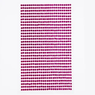 Kryształki samoprzylepne Fuchsia 3mm 806szt - Dalprint - Zabawki kreatywne - miniaturka - grafika 1