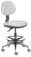 Krzesła i taborety kosmetyczne - BS Taboret medyczny z oparciem BD-Y942 biały - miniaturka - grafika 1
