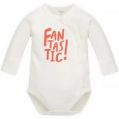 Body dla niemowląt - PINOKIO BODY ROZPINANE DLUGI REKAW ORANGE FLIP ECRU 62 - miniaturka - grafika 1