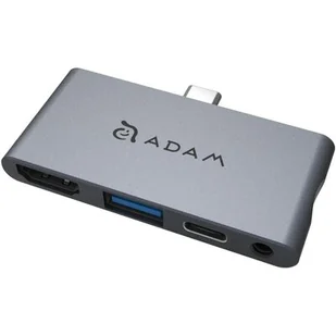 Adam Elements Hub adapter Adam Elements Casa Hub I4, szary 4710343470601 - Huby USB - miniaturka - grafika 1