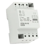 Zasilacze i transformatory - ELKO EP TRANSFORMATOR DZWONKOWY ZTR-15-12 (zamiennik za ZTR-10) - miniaturka - grafika 1