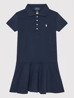 Sukienki i spódniczki dla dziewczynek - Ralph Lauren Polo Sukienka codzienna 312624740001 Granatowy Regular Fit - miniaturka - grafika 1