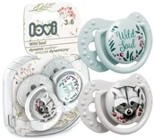 Smoczki uspokajające - LOVI SMOCZEK USPOKAJAJĄCY WILD SOUL 3-6 m 2szt. - miniaturka - grafika 1