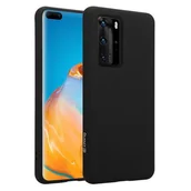 Etui i futerały do telefonów - CRONG Crong Color Cover etui plecki na Huawei P40 Pro (czarny) CRG-COLR-HP40P-BLK - miniaturka - grafika 1